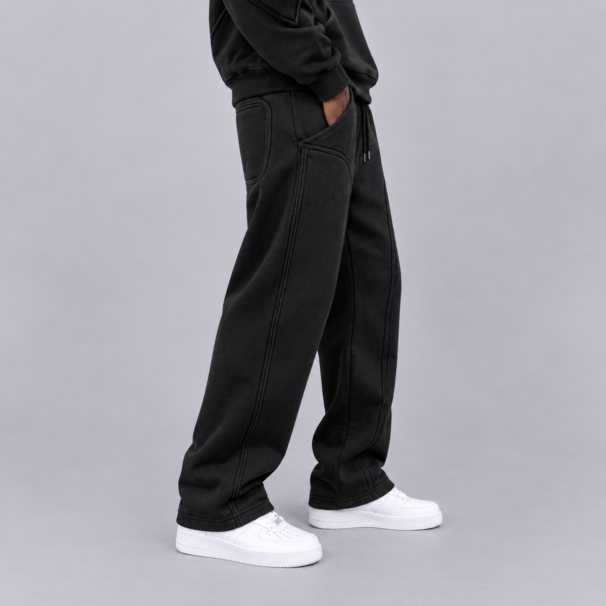 SWEATPANTS REAL DSTKRT BLACK
