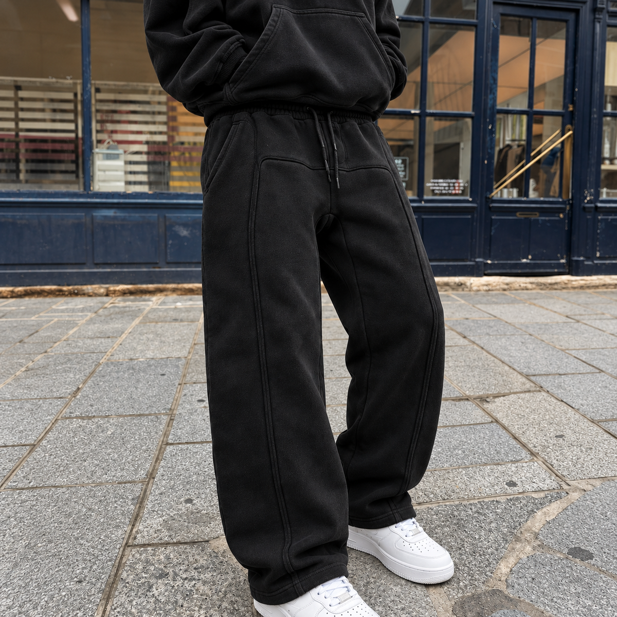 SWEATPANTS REAL DSTKRT BLACK