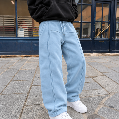 SWEATPANTS REAL DSTKRT BLUE