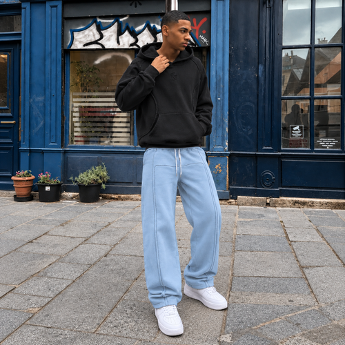 SWEATPANTS REAL DSTKRT BLUE