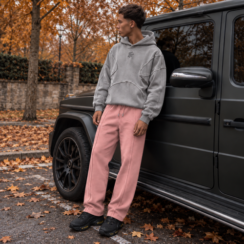 SWEATPANTS REAL DSTKRT PINK