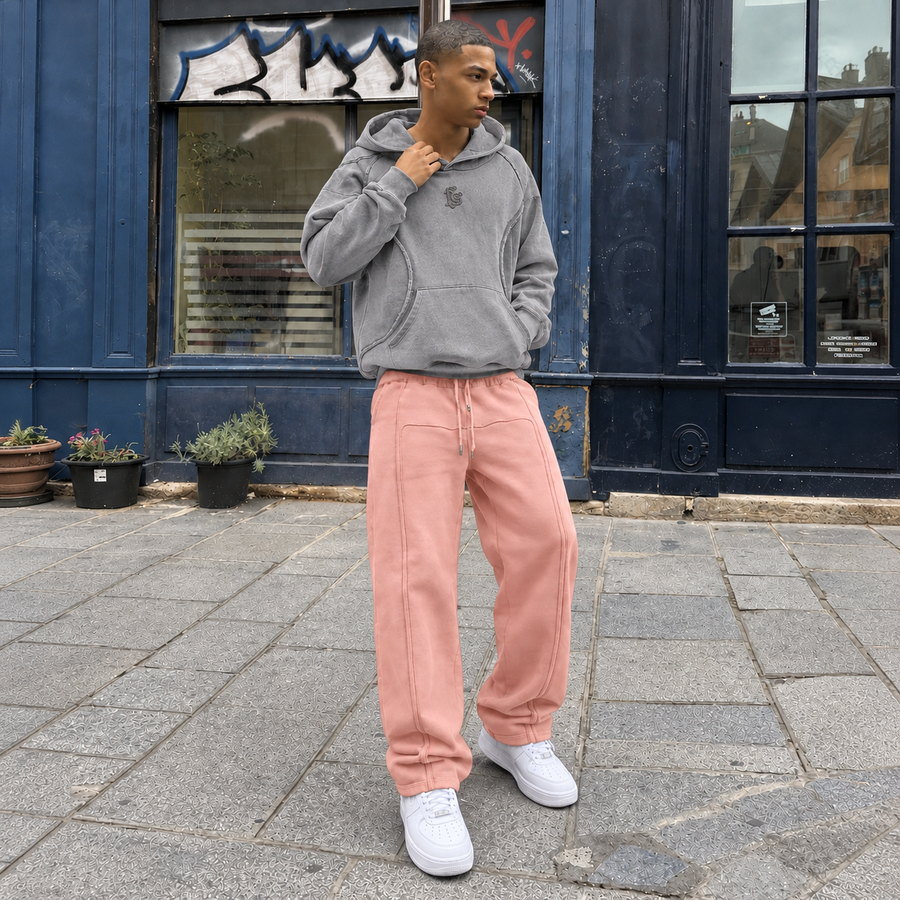 SWEATPANTS REAL DSTKRT PINK